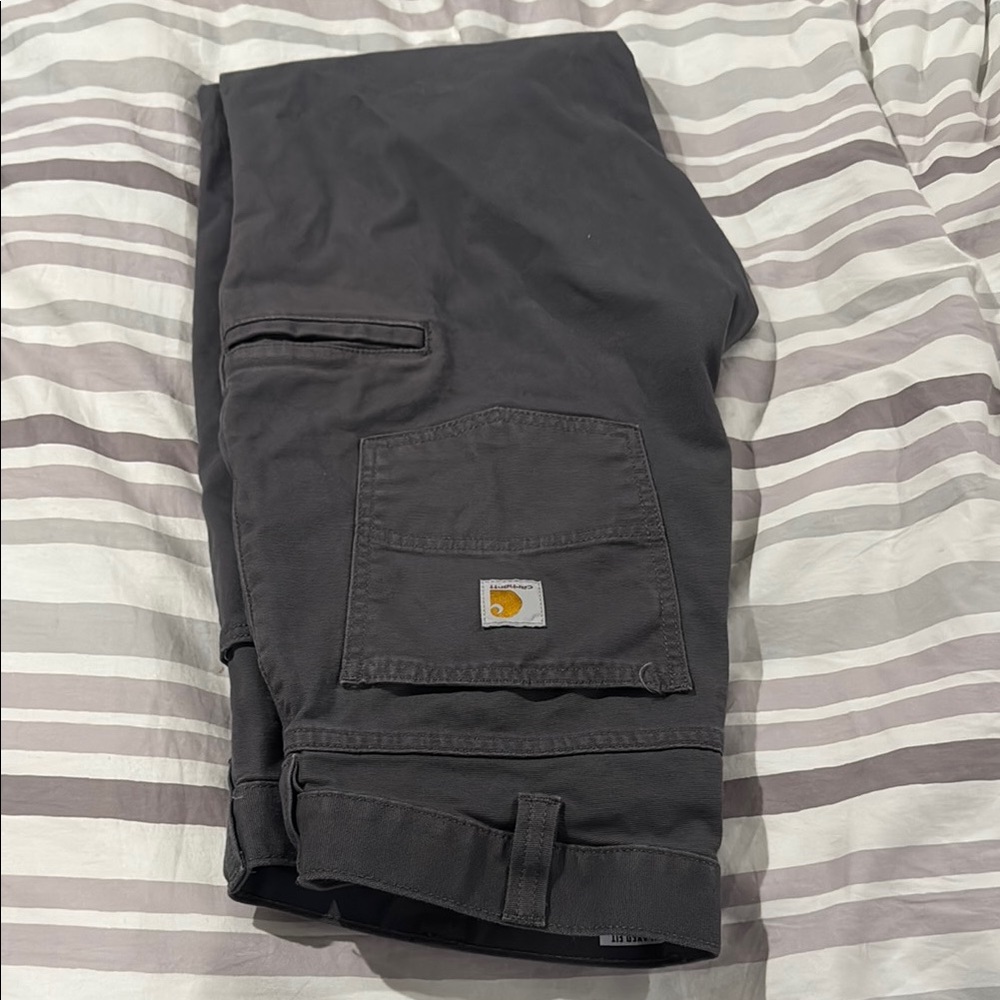 Carhartt Black Cargo Pants Durable Workwear